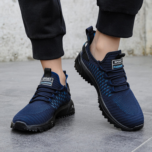 Men's Shoes 2025 Summer Autumn Lightweight Air-Weave Breathable Mesh Sports Shoes for Men Casual Running Travel Shoes Wholesale