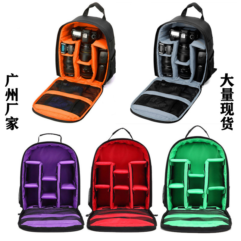 Mochila de almacenamiento de cámara deportiva de hombre cámara SLR bolsa impermeable mochila de cámara deportiva al aire libre digital