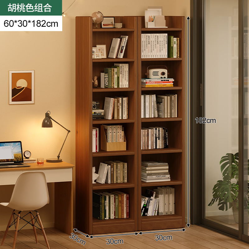 Estante de madera estante de esquina de pared estrecho estante de esquina de piso contra la pared hendidura de esquina simple almacenamiento gabinete de biblioteca doméstica