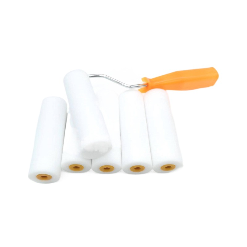 Cepillo de rodillo de esponja 2/3/4/6/9 pulgadas cepillo de pintura cepillo de rodillo de alta densidad recorte limpieza cepillo de pintura herramienta