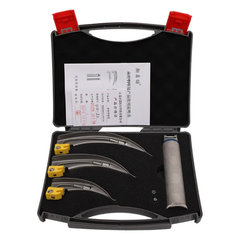 Беносметр из нержавеющей стали наркозный Ларингоскоп из титановой стали Ларингоскоп для взрослых детей Интубация трахеи экстренная общая анестезия