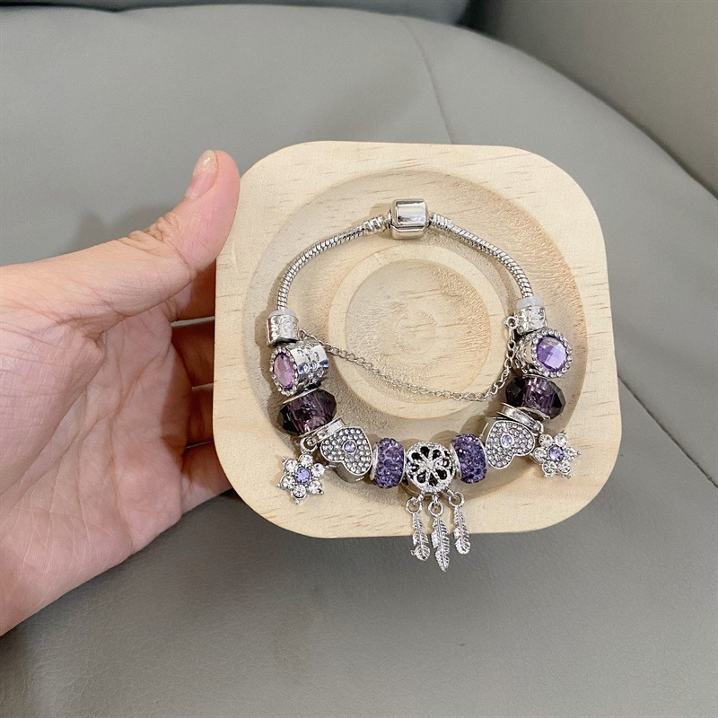 Purple angel wings (buckle)