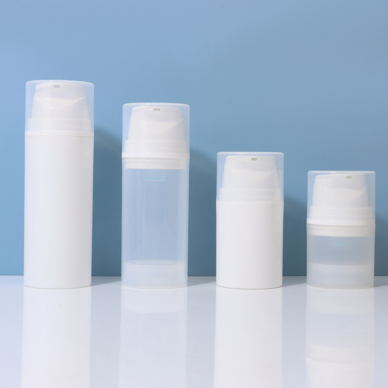 Ready Stock Pp Vacuum Bottle Large Capacity Snap-On White Lotion Bottle Press-Type Plastic Cosmetic Skincare Packaging Ready Stock Pp Vacuum Bottle Large Capacity Snap-On White Lotion Bottle Press-Type Plastic Cosmetic Skincare Packaging
