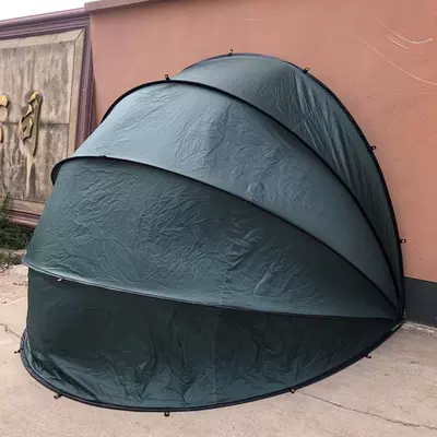 Foreign trade Amazon portable outdoor bicycle motorcycle awning rainproof dustproof multi-function storage room utility room awning (Çadırlar) - green-249-cm-wide-x-168-cm-diameter