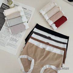 W026爆款微收腹磨毛羊绒暖感中腰包臀大弹力女内裤80支纯棉裆部