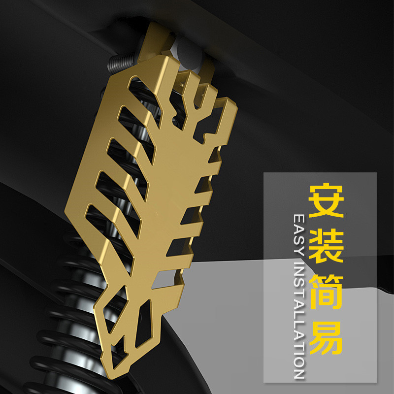 Accesorios de modificación del amortiguador de choque todoterreno de la motocicleta cubierta protectora del amortiguador del scooter decoración personalizada cubierta de la horquilla delantera cubierta del amortiguador