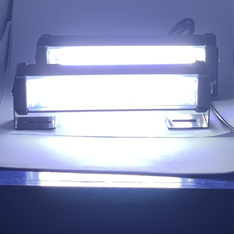 Cross-Border Car Truck Grille Remote Control Flash One-To-Two-To-Four Cob Bar Light High-Bright Warning Light Car Light Modification
