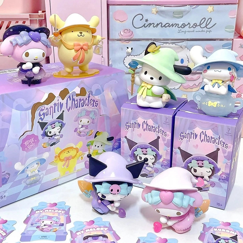 マジックストーリー サンリオ ブラインドボックス クロミメロディー人形 かわいい女の子 デスクトップ装飾品 ギフト|undefined