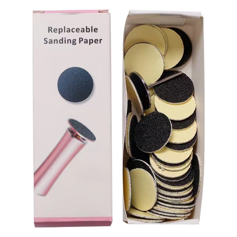 Manicura en caja pieza de lijado pulido pieza de gasa recorte de uñas pie piel muerta capullo duro herramienta de pulido pie pieza de molienda