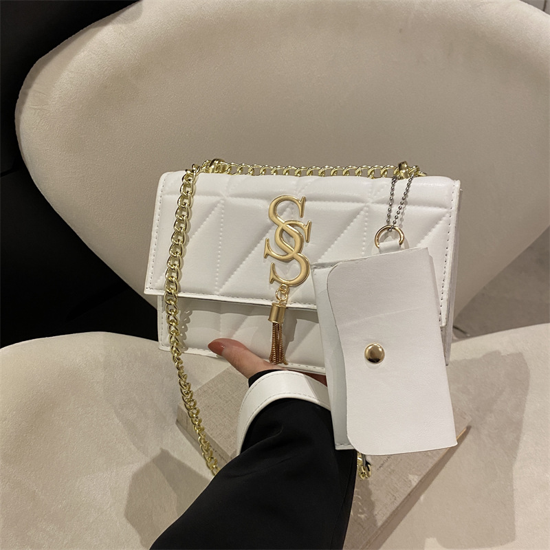 2024 primavera nueva moda de moda bolso de hombro retro cadena casual bolsa de mensajero de las mujeres simple bolsa casual mujeres