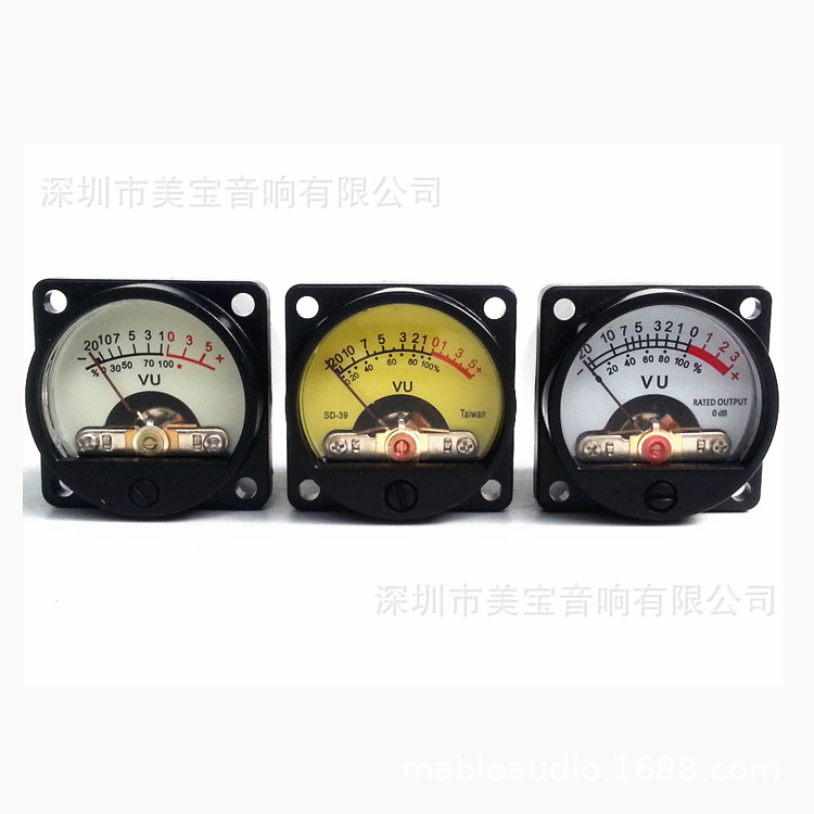 台资SO39 500VU表头功放DB表电子管胆机电平表声压表带背光电平表