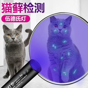 365 Uv Light Rechargeable Cat's Eye Lamp for Jade Detection, Tobacco and Alcohol Anti-Counterfeiting Identification, Wood's Uv Flashlight