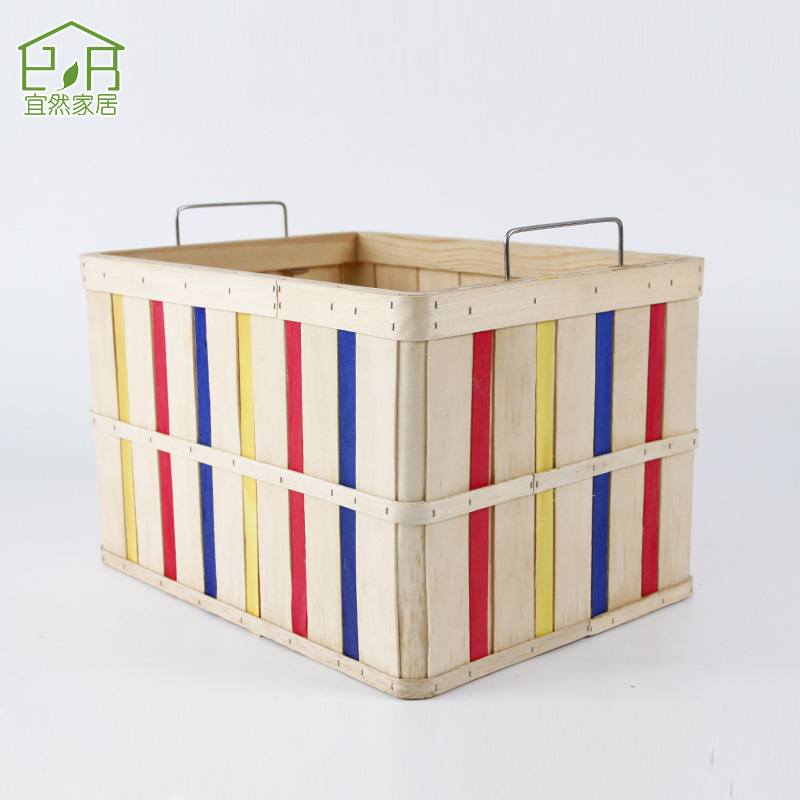 Canasta de escritorio de nuez transfronteriza sala de estar caja de almacenamiento de libros cajón de madera sólida oficina caja de madera