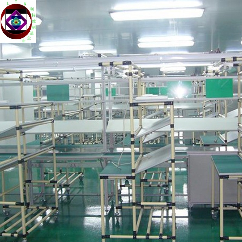 线束架挂线车间储物带轮移动物料新款精益管线棒货架可调厂家