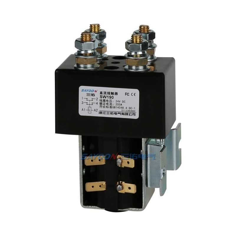 Сайунь Санью DC контактор CZWJ200A SW190 ZJW200A-2 DC контактор 24V