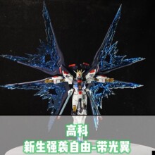 国产高科强袭自由新生带光翼HGUC HGCE201 1/144高达拼装模型玩具