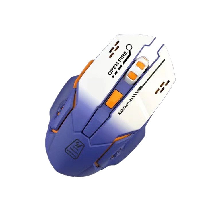 Gradient version [blue + wireless + bluetooth] silent and luminous