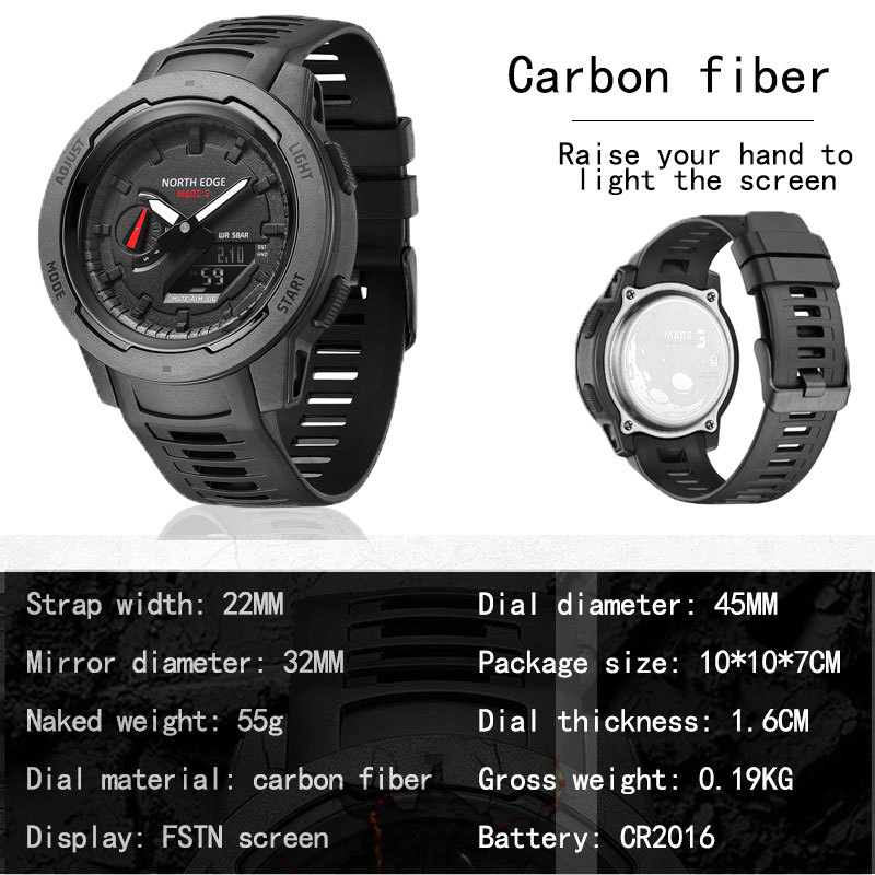 Reloj electrónico unisex para estudiantes, ideal para deportes al aire libre, resistente al agua, estilo elegante y robusto para negocios. Nuevo con etiquetas._voghion.com