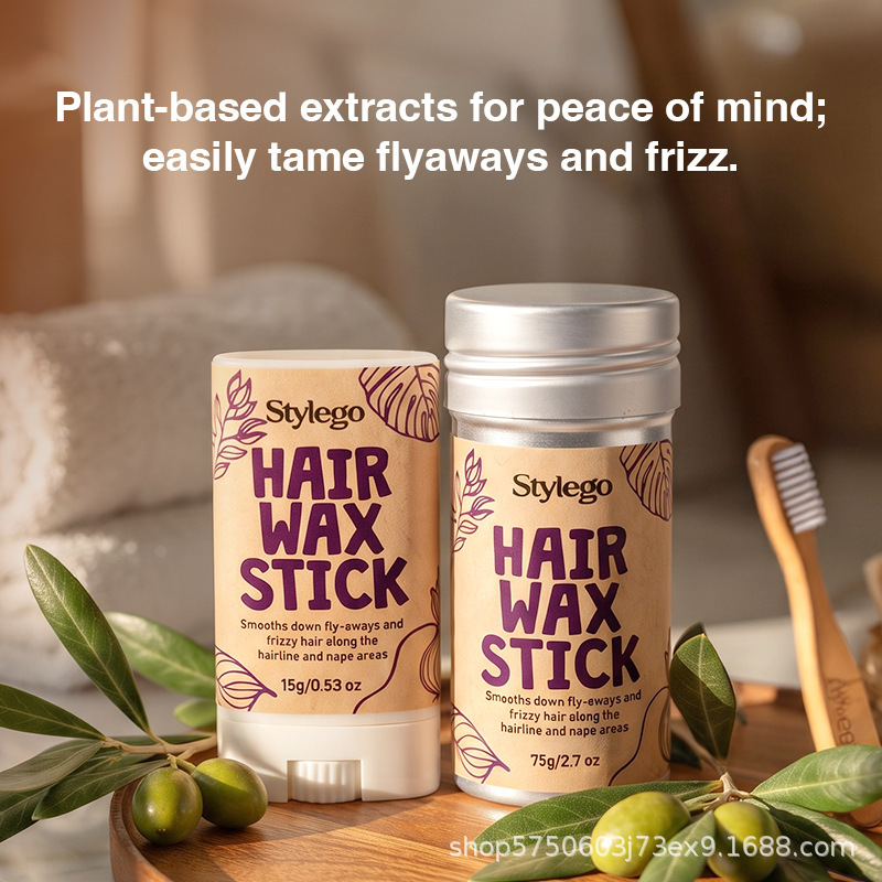 Cross-Border Foreign Trade Hair Wax Stick for Edge Control and Styling, Magic Styling Hair Wax, Hair Stick Paste, Hair Clay Cross-Border Foreign Trade Hair Wax Stick for Edge Control and Styling, Magic Styling Hair Wax, Hair Stick Paste, Hair Clay