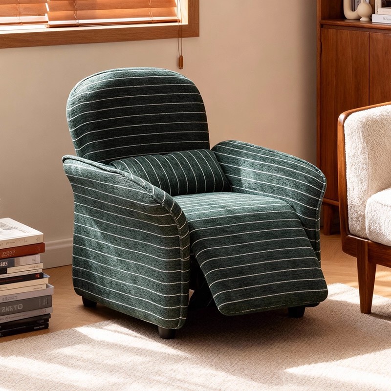 Medieval Style Bud Functional Sofa Chair Living Room Single Sofa Chair Reclining and Sleeping Zero Gravity Chair Lazy Leisure Chair