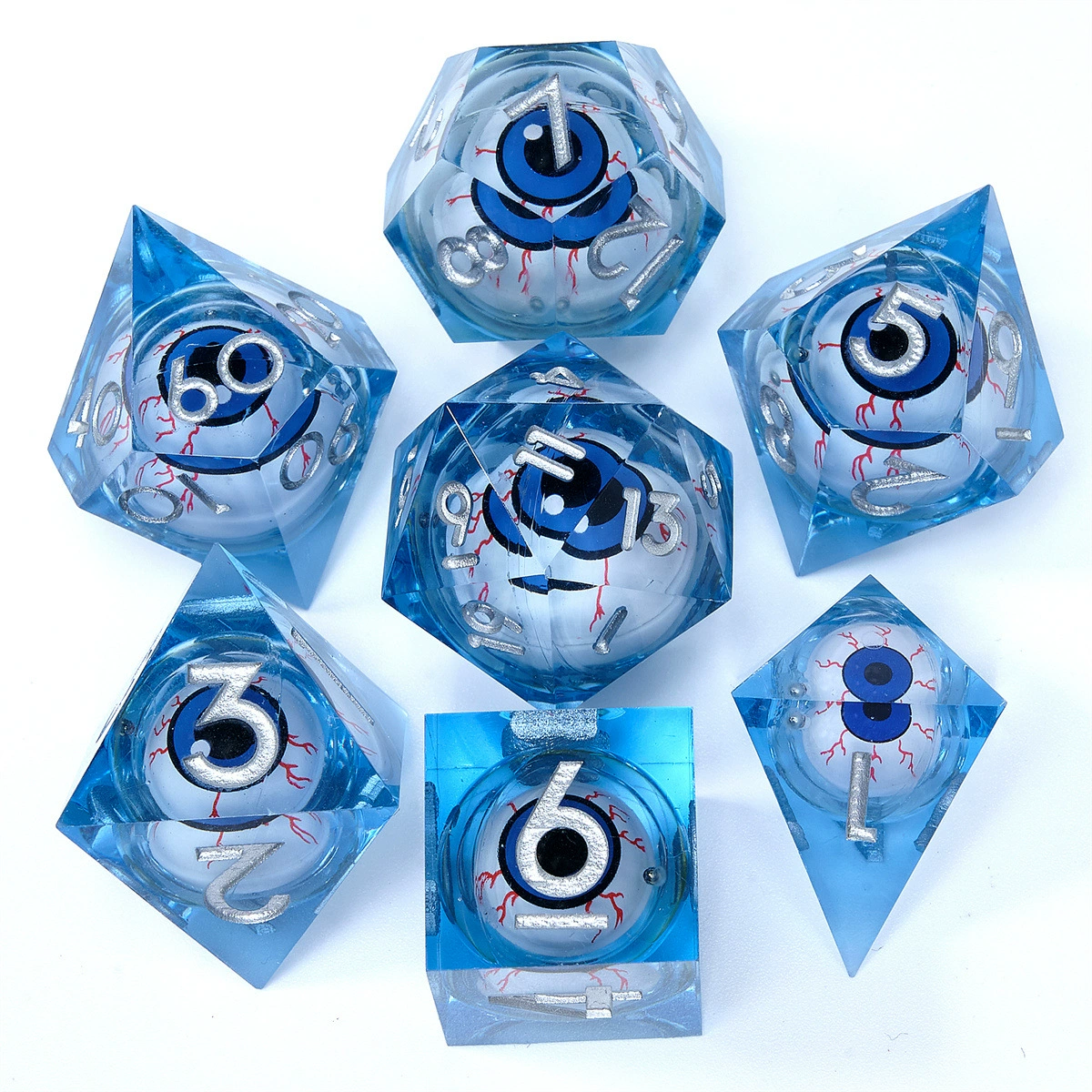 Ring for finger, dice, sharp set, new collection