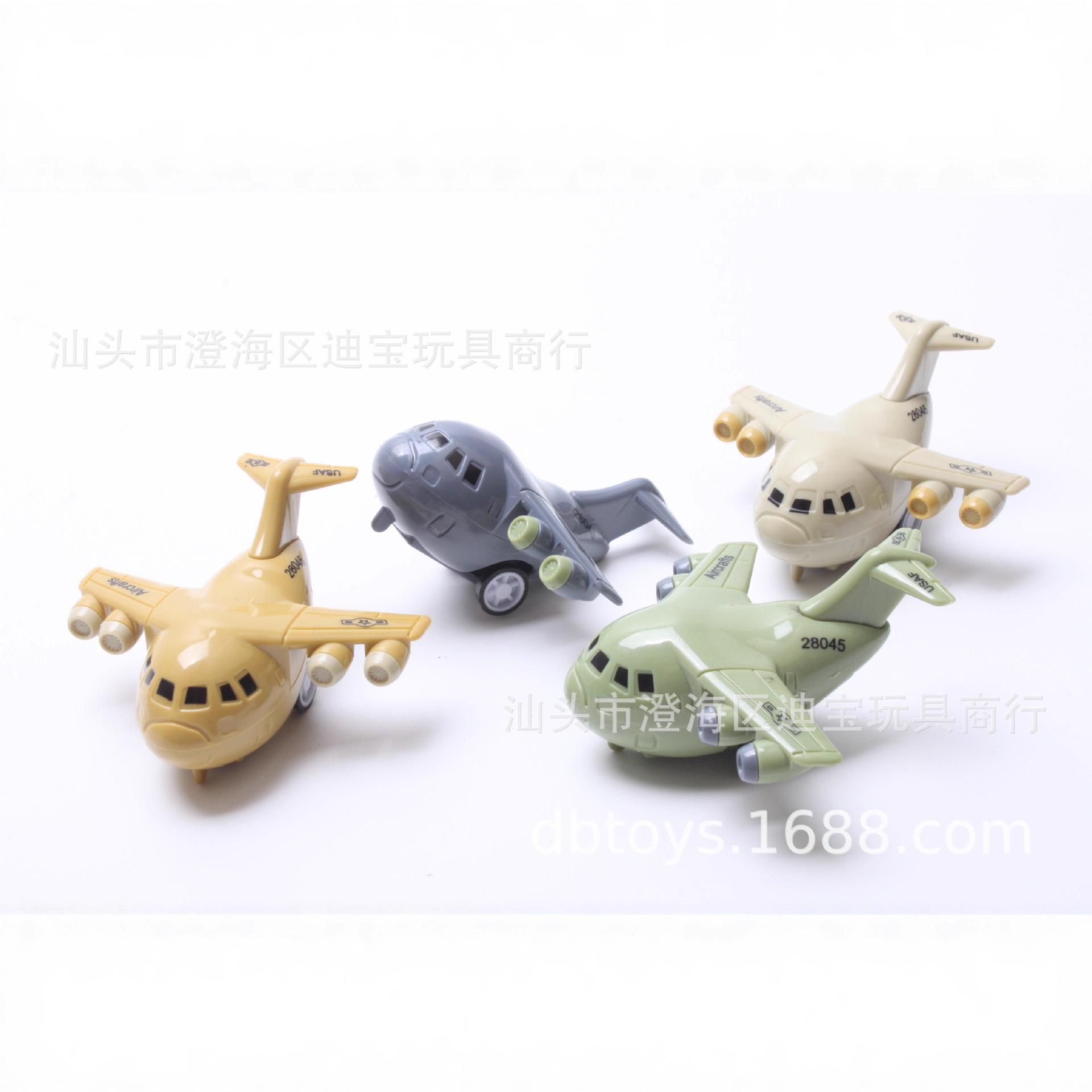 6.4cm Pull Back Transport Aircraft75Mm Gashapon Toys Giveaway