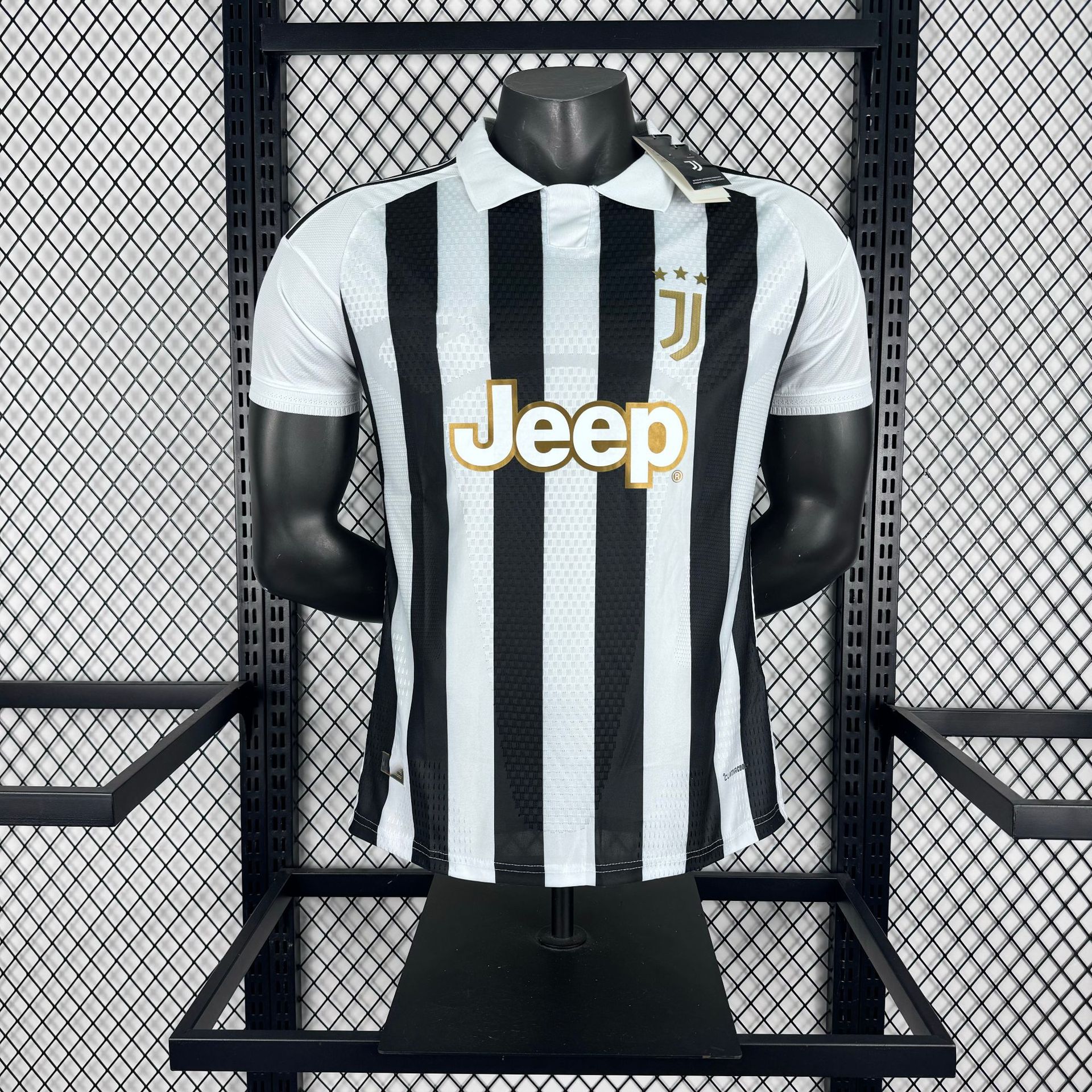 adidas x Juventus 2023/24 Home Zebra Jersey Black/White