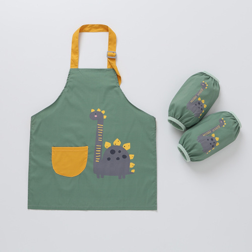 Children's painting smock baby waterproof bib reverse dressing kindergarten apron painting art sleeveless cartoon suit