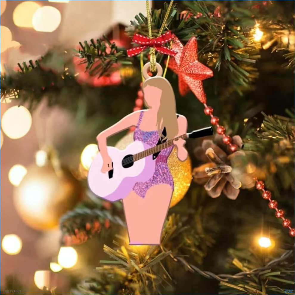 Cruz-frontera nueva Navidad árbol de Navidad decoración adornos coche retrovisor espejo colgante mochila colgante decoraciones para el hogar