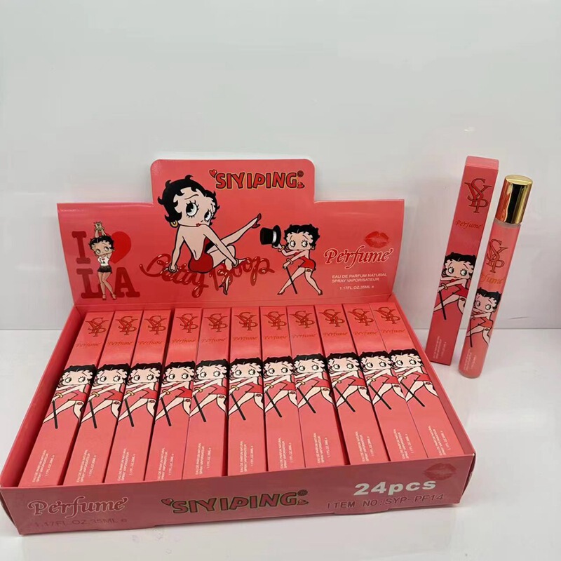 外贸跨境爆款q版男女士香水试管花果香调木质perfumes便携装35ml|undefined