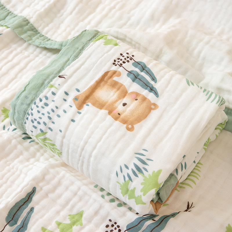 Baby bath towel newborn baby bath towel towel quilt cotton gauze six-layer blanket package one-piece delivery Baby bath towel newborn baby bath towel towel quilt cotton gauze six-layer blanket package one-piece delivery