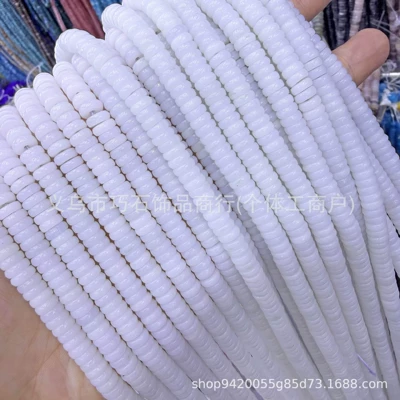 Zərgərlik ara hissələri — Loose Beads Semi-Finished DIY Jewelry - white-26mm