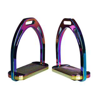 Color Electroplated Aluminum Stirrup Variety of Colors Adult Size Knight Stirrup 3120