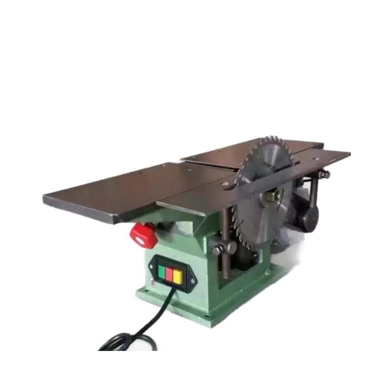 Mesa de carpintería multifuncional planadora de mesa tipo sierra eléctrica empujando mesa máquina de corte de placa