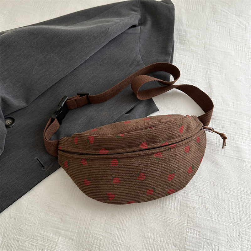 Bolso de mujer japonés bolso de pecho para mujeres 2024 nuevo nicho de cordillera fresas coreana bolso de mujer bolso de teléfono celular