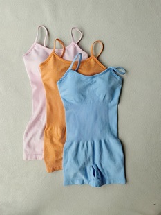 2025 Cross-Border New European and American 3-Piece Women's Yoga Wear Sexy One-Piece Tights