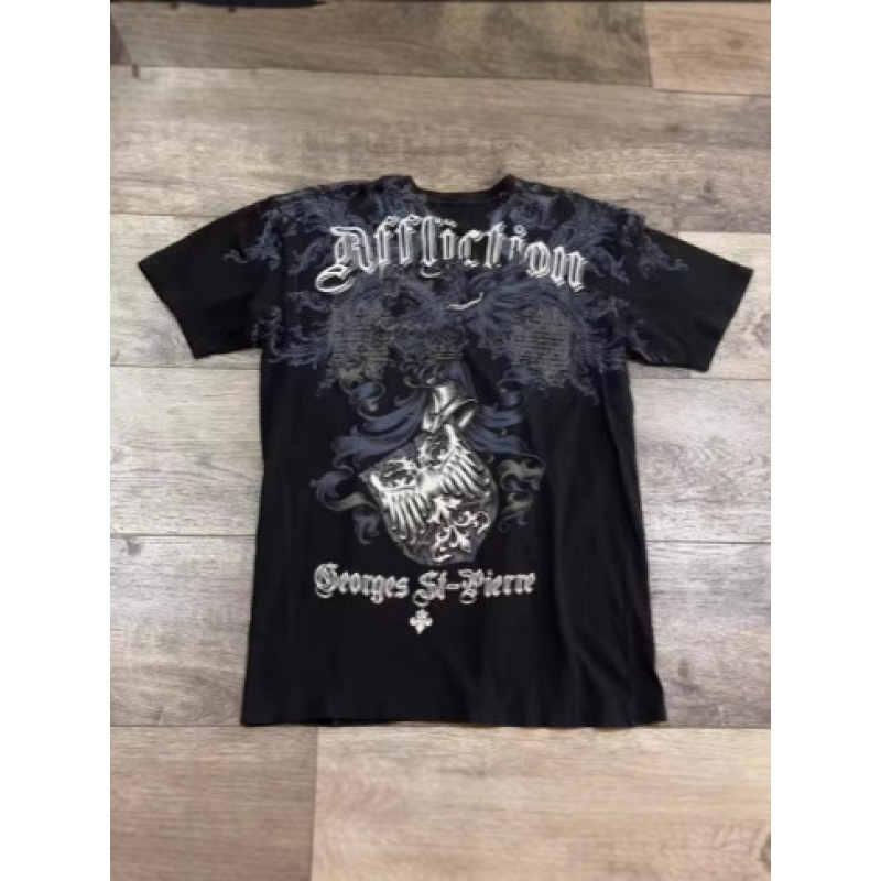 New Suffering Eagle Graphic T-Shirt, Large Fashion-Style T-Shirt with Printed Design New Suffering Eagle Graphic T-Shirt, Large Fashion-Style T-Shirt with Printed Design
