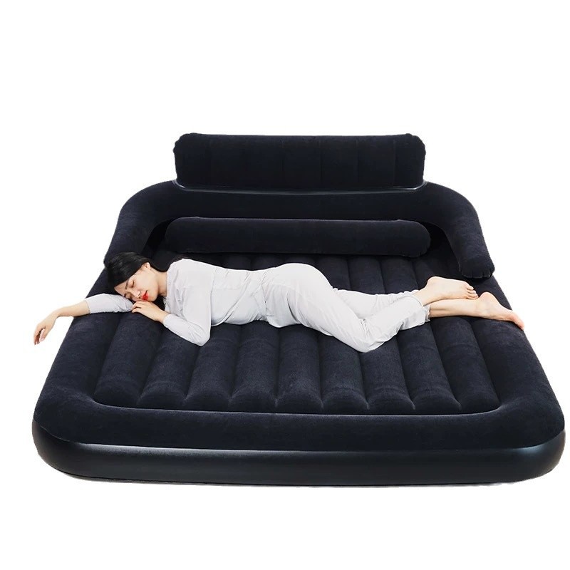 Fábrica directa grosor plegable superior al aire libre cama inflable doble para aumentar el colchón inflable individual conveniente