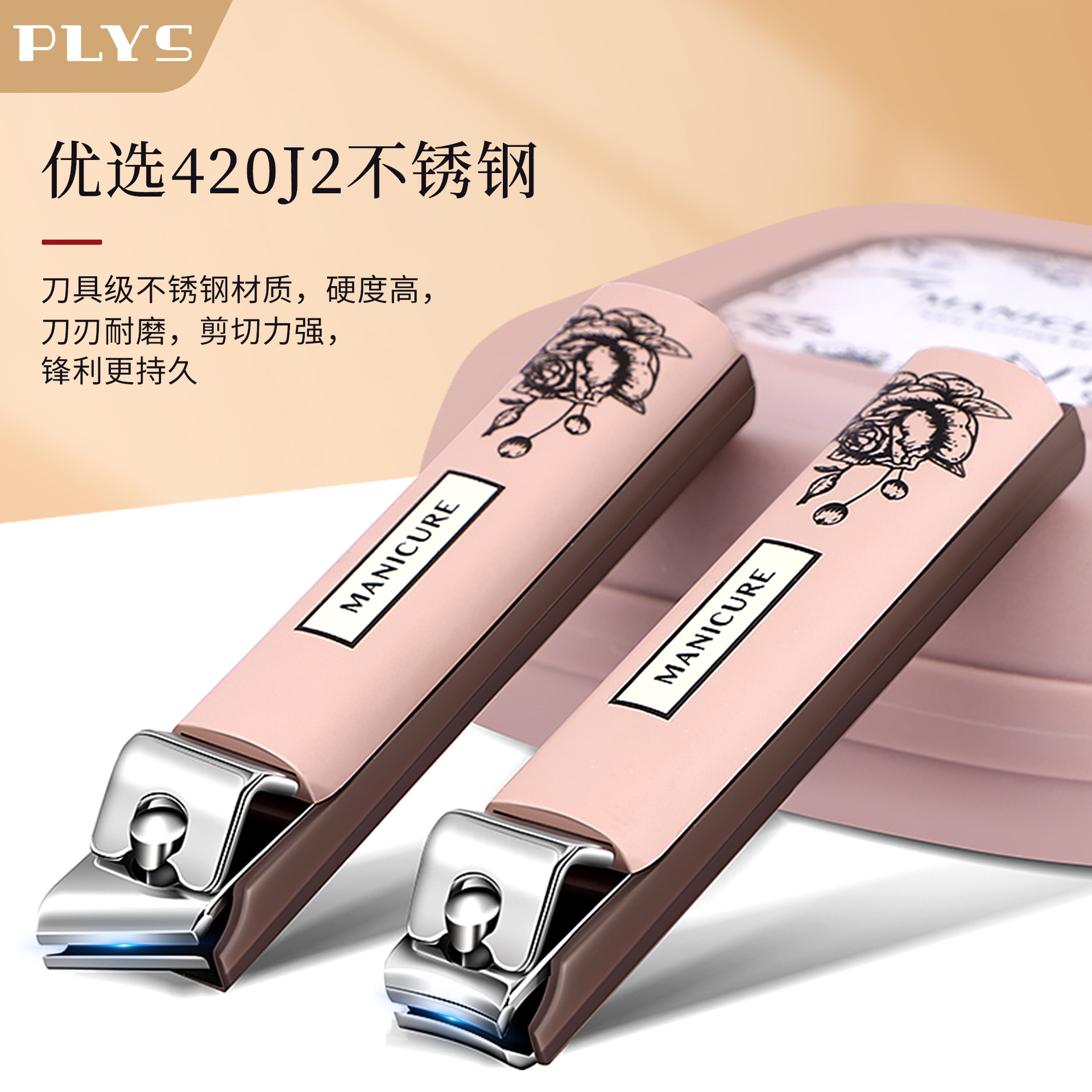 Una sola caja anti-splash manicure cortadora de dibujos animados herramientas de manicure portátil pedicure dibujos animados cortador de uñas conjunto de pinzas de uñas image 4