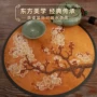 国风防滑圆形台面吸水垫