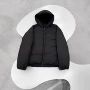 高品质保暖冬季连帽白鹅绒