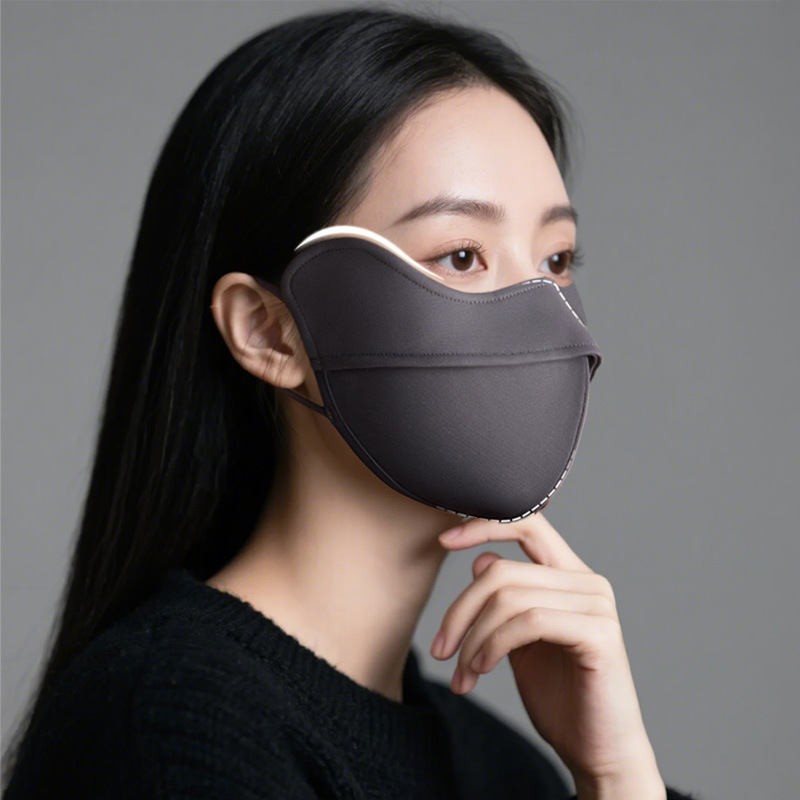 秋冬款保暖口罩女3D立体高颜值防风防寒加厚保暖防风透气骑行面罩|undefined