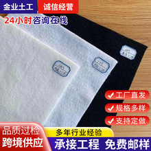非织造土工布200g路基加筋路面透水养护专用 强度高抗抗拉土工布