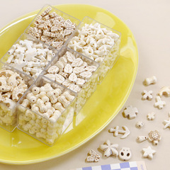 合成白松石十字架五角星海星新中式串珠DIY手鍊材料手作飾品配件