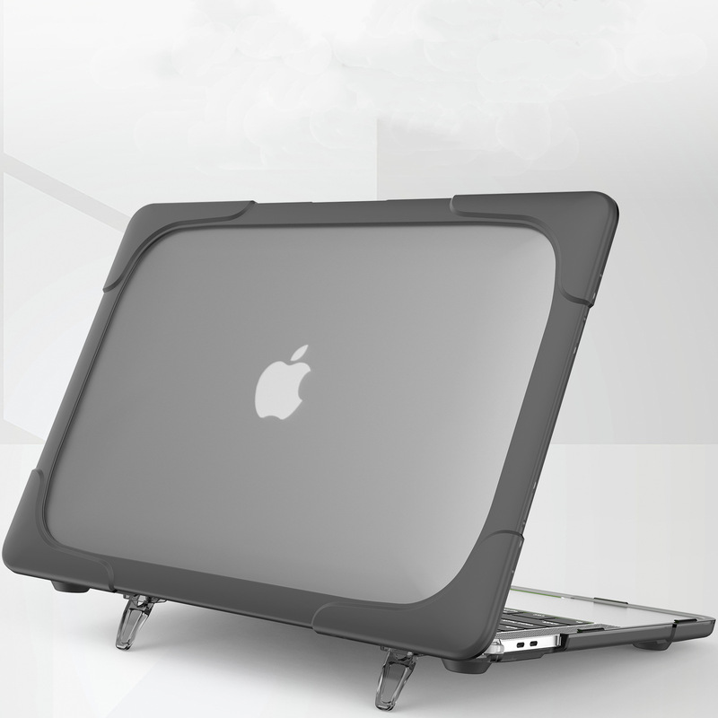 For MacBook Air13 protective case anti-fall Apple notebook 15Pro16 cooling PC bracket matte case