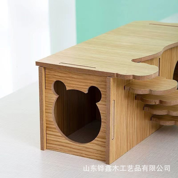 Hamster shelter roof base surface waterproof wooden bite-resistant…