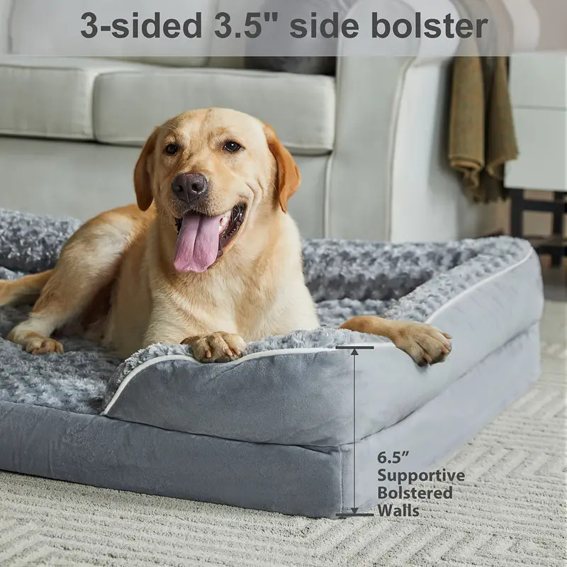 Waterproof Pet Sofa For Large Dogs Washable Detachable Fabric Bed_voghion.com