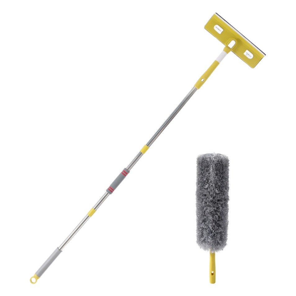 Transfronterizo nuevo artefacto de limpieza de vidrio hogar alargado empalme Barra de limpieza de ventanas limpiaparabrisas