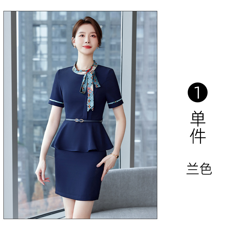 LLY652 blue dress (comes with belt)