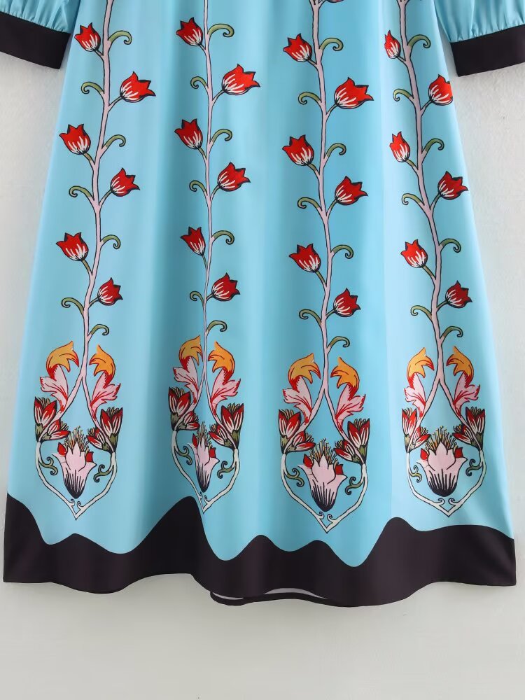 V-neck Backless Belted A-Line Midi Dress | Romantic Dreamy Dress for Lovers & Soulmates | Same Anthem